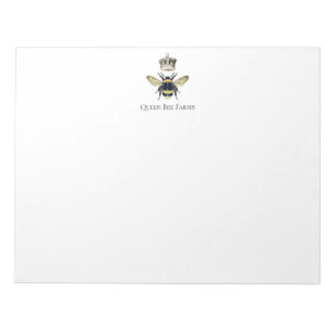 Elegante Bienenstockfarm Notizblock