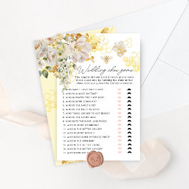 Elegante Bienenwaben Das Hochzeitschuhspiel