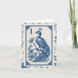 Elegante Birdy Bam Mah-Jongg-Notizkarten
