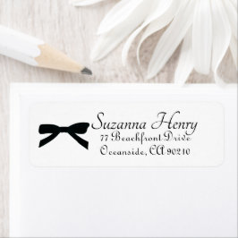 Elegante Black Bow-Klassik Handwriting