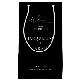 Elegante Black Chinoiserie Gastgeschenk Hochzeit V Kleine Geschenktüte