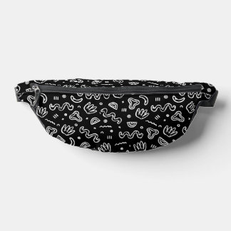 Elegante Black Fanny Packs Bauchtasche