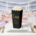 Elegante Black & Gold 60. Geburtstagsparty Geschenkschachtel<br><div class="desc">Black & Gold Elegant 60. Geburtstagsparty Gefälligkeitsboxen</div>