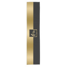 Elegante Black & Gold Boat Anchor Moderne Design F