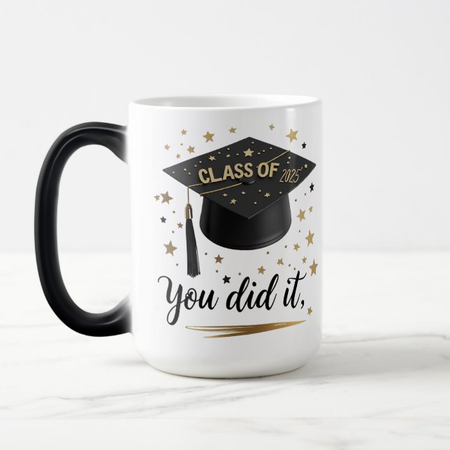 Elegante Black & Gold Class der Morphing-Tasse 202 Verwandlungstasse (Links)