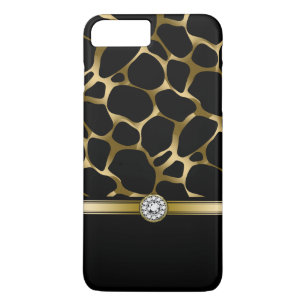 Elegante Black & Gold Leopard Animal Print Case-Mate iPhone Hülle