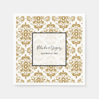 Elegante Black Gold Vintage Hochzeit