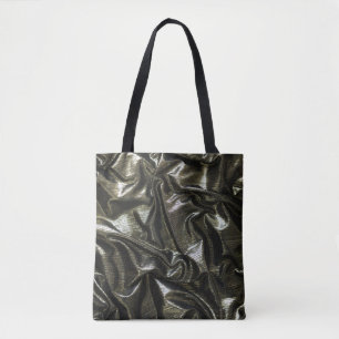 Elegante Black Satin Look Tasche