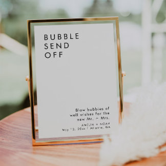 Elegante Blase abschicken Hochzeitsempfang Einladung