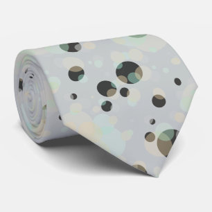 Elegante Blasen auf kundenspezifischer silberner Krawatte