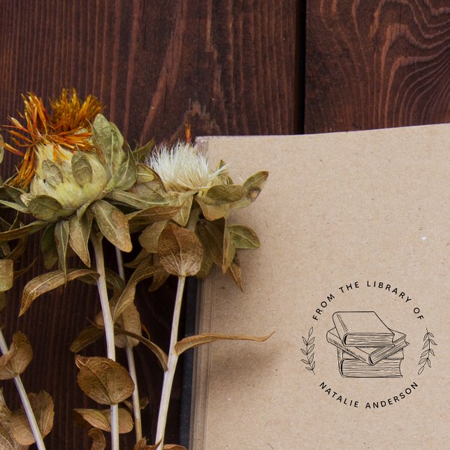 Elegante Blätter, die aus der Bibliothek von Gummistempel (Von Creator hochgeladen)