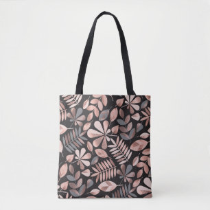 Elegante Blätter im Herbst: Pastellgeometrisch