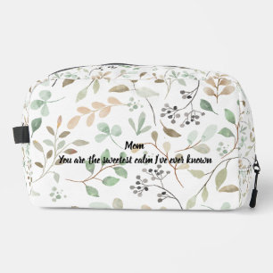 Elegante Blätter-Tasche Waschbeutel
