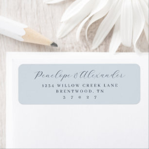 Elegante blaue Kalligrafie