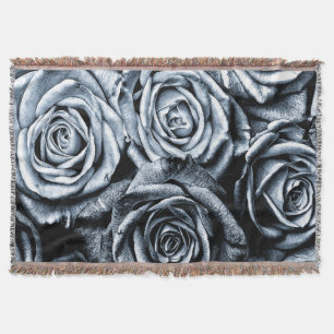 Elegante Blaue Rosen Decke