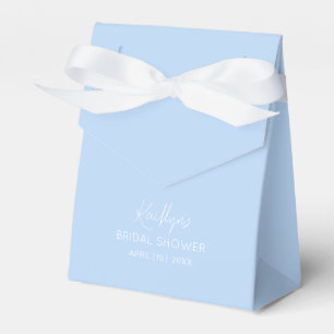 Elegante blaue und weiße Brautparty Geschenkschachtel