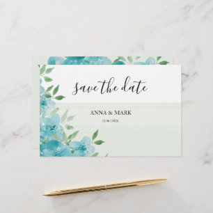 Elegante blaue Wildblumen Briefpapier