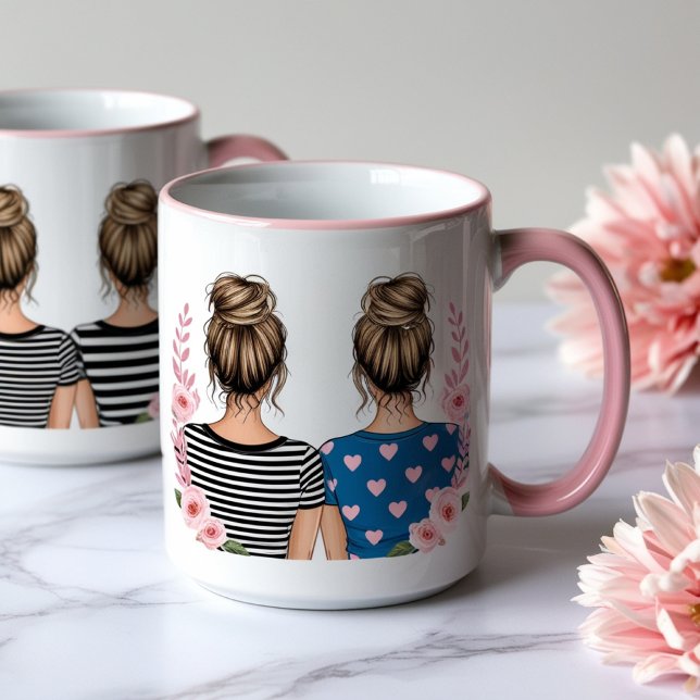 Elegante Blonde Buns: Ein Hinterblick des faszinie Tasse (Von Creator hochgeladen)