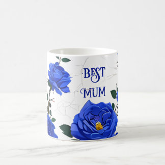 Elegante Blue Rose Kaffeetasse