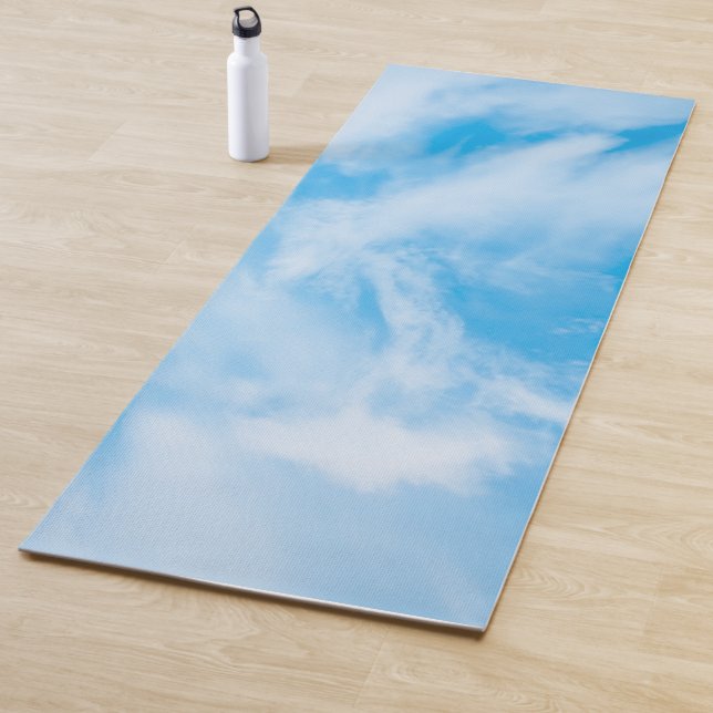 Elegante Blue Sky Clouds Design Template Fitness Yogamatte (Beispiel)