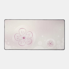 Elegante Blume Bloom Desk Mat Schreibtischunterlage