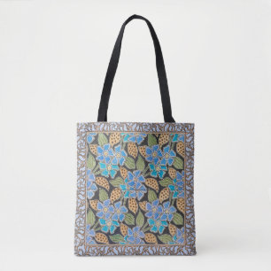 Elegante Blume Blue Periwinkle Floral Classic