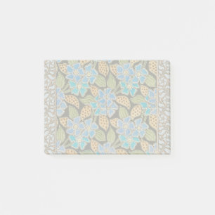 Elegante Blume Blue Periwinkle Floral Classic Post-it Klebezettel