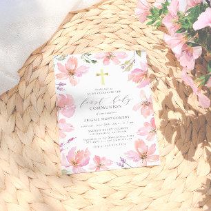 Elegante Blume Einladungspostkarte