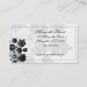Elegante Blume Florst Business Cards Visitenkarte