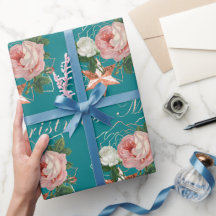 Elegante Blume Frohe Weihnachten Rose Gold Glitzer