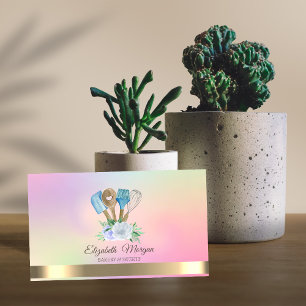 Elegante Blume für Berufliche Bäckereihandwerkzeug Visitenkarte