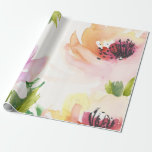 Elegante Blume Geschenkpapier<br><div class="desc"></div>