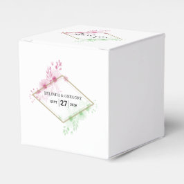 Elegante Blume Hochzeit Geschenkschachtel