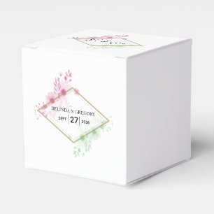 Elegante Blume Hochzeit Geschenkschachtel