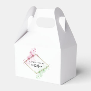 Elegante Blume Hochzeit Geschenkschachtel
