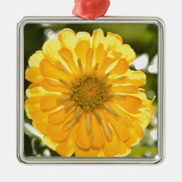 Elegante Blume mit Blumen Ornament Aus Metall