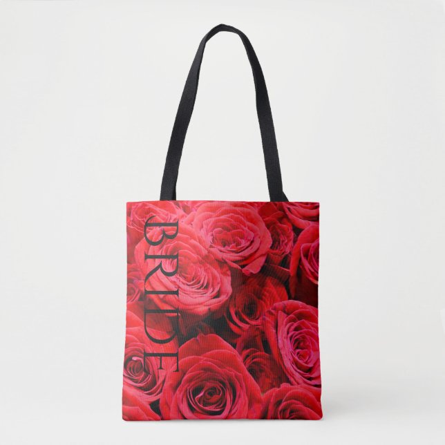 Elegante Blume mit rotem Blumen Rose (Vorderseite)