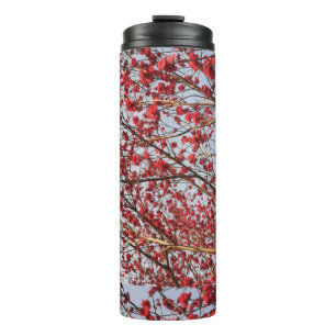 Elegante Blume Muster Blossom Thermosbecher
