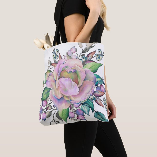 Elegante Blume Pastel Watercolor (Von Nahem)