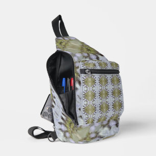 Elegante Blume Style Geometry ART Crossbody Bag