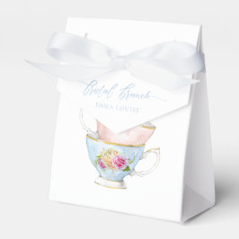Elegante Blume Tea Bridal Brunch Geschenkschachtel