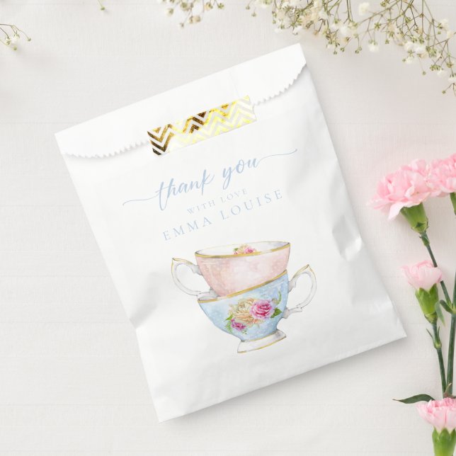 Elegante Blume Tea Bridal Brunch Geschenktütchen (Versiegelt)