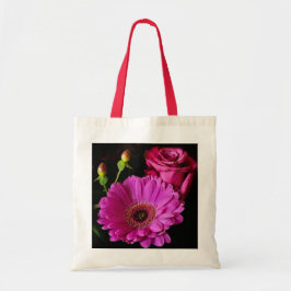 Elegante Blume Tragetasche