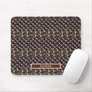 Elegante Blume Wasserfarbe individuell anpassen Mousepad