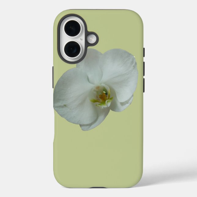 Elegante Blume Weiß Orchid Botanisch Case-Mate iPhone Hülle (Rückseite)