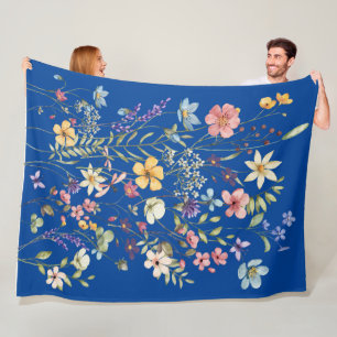 Elegante Blumen-Decke für gemütlichen Komfort und Fleecedecke