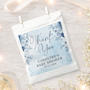 Elegante Blumen Es ist eine Baby-Dusche. Geschenktütchen