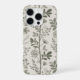 Elegante Blumen-Garten-Träumerei Moderne Botanik iPhone 16 Pro Hülle