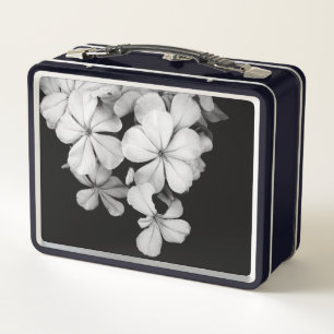 Elegante Blumen Metall Brotdose