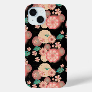 Elegante Blumen Ornament Frühling Peach Garden Boh Case-Mate iPhone Hülle